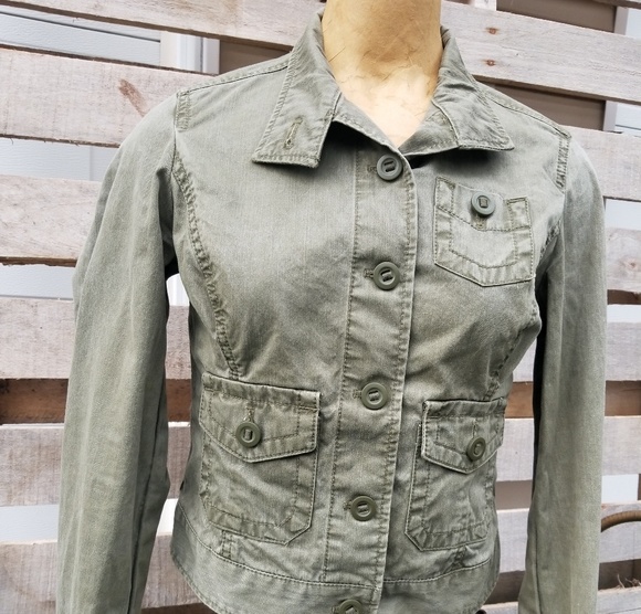 GAP khaki green jacket - Picture 1 of 7